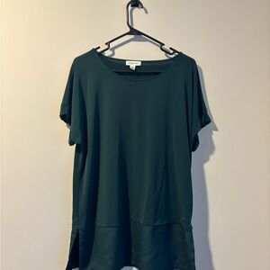 Calvin Klein Dark Green Short Sleeve Top
